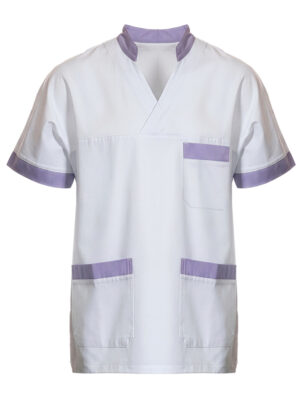 Casacca unisex collo a V sciallato con listino