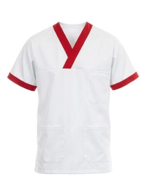 Casacca unisex collo a V sciallato