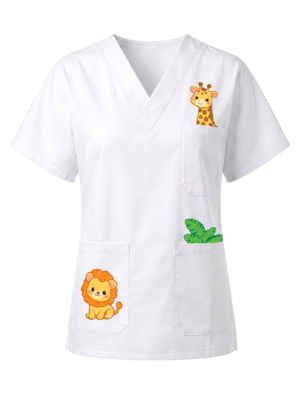 Casacca pediatrica unisex collo a V