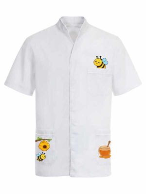 Giacca pediatrica unisex collo a listino